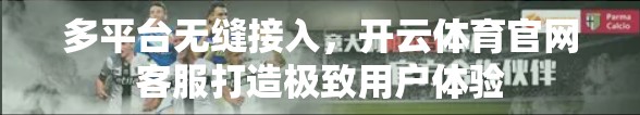 多平台无缝接入，开云体育官网客服打造极致用户体验