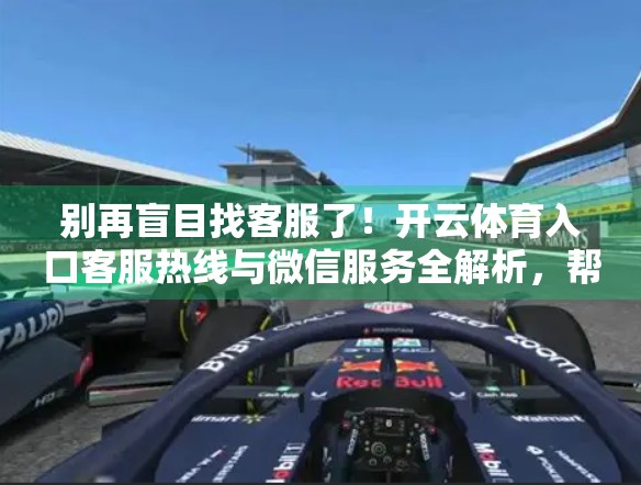 别再盲目找客服了！开云体育入口客服热线与微信服务全解析，帮你高效解决问题！