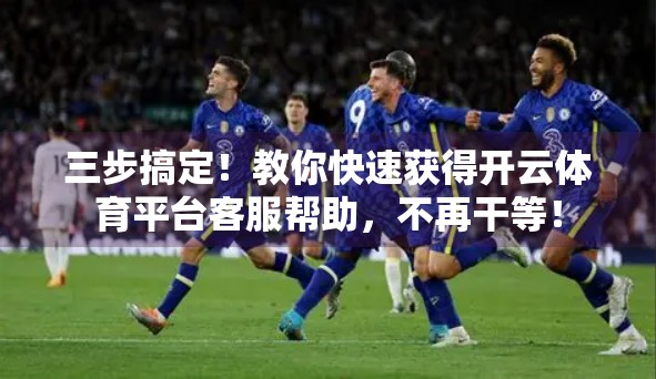 三步搞定！教你快速获得开云体育平台客服帮助，不再干等！